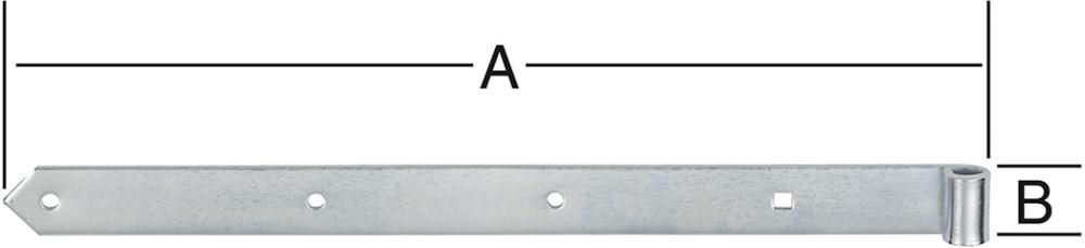 Produktbild Vormann Ladenband 800x37x13 mm verzinkt