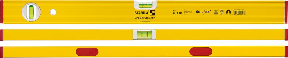 Produktbild Stabila Wasserwaage LM mit Magnet 80ASM 40 cm bild 2