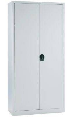 Produktbild C+P Flügeltürenschrank BxTxH 935x400x1950mm 4 Böden 50 kg Traglast RAL 7035