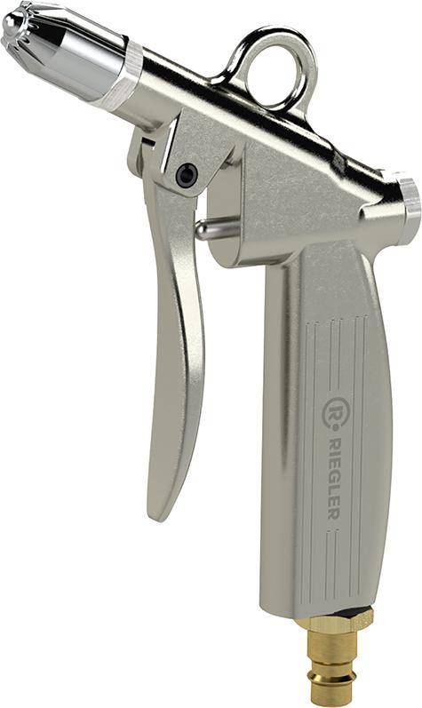 Produktbild RIEGLER Blaspistole Aluminium dosierbar Stecker NW 7,2 Sicherheitsdüse