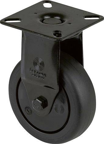 Produktbild BS Rollen Bockrolle A810.A85.075 75mm B 25mm 60 kg mit Anschraubplatte grau