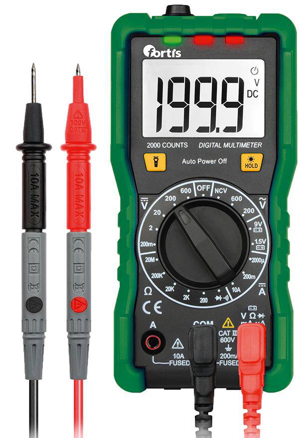 Produktbild Fortis Digital Multimeter 0,1 mV-600V