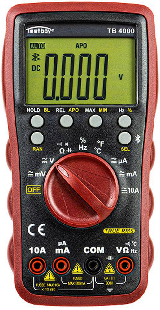 Produktbild Testboy Digital-Multimeter TB 4000 mit Bluetooth