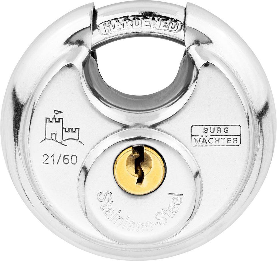 Produktbild BURGWäCHTER Diskusschloss Circle 21/60 Edelstahl