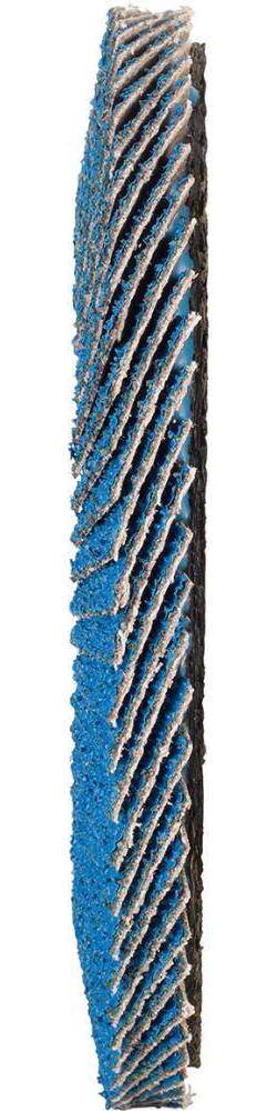 Produktbild Fächerschleifscheibe 115 mm Zirkonkorund 80 12 grad gewölbt Drehzahl 13300 min-1 bild 2