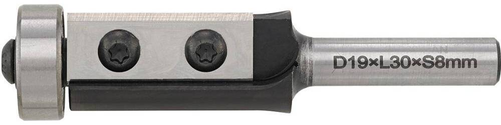 Produktbild Fortis Wendeplatten Bündigfräser 19×30×81 mm Schaft zylindrisch 8 mm