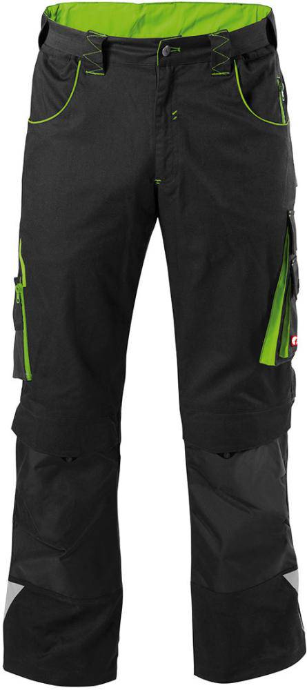 Produktbild Fortis Bundhose Arbeitshose 24 schwarz limegreen Größe 50 Herren