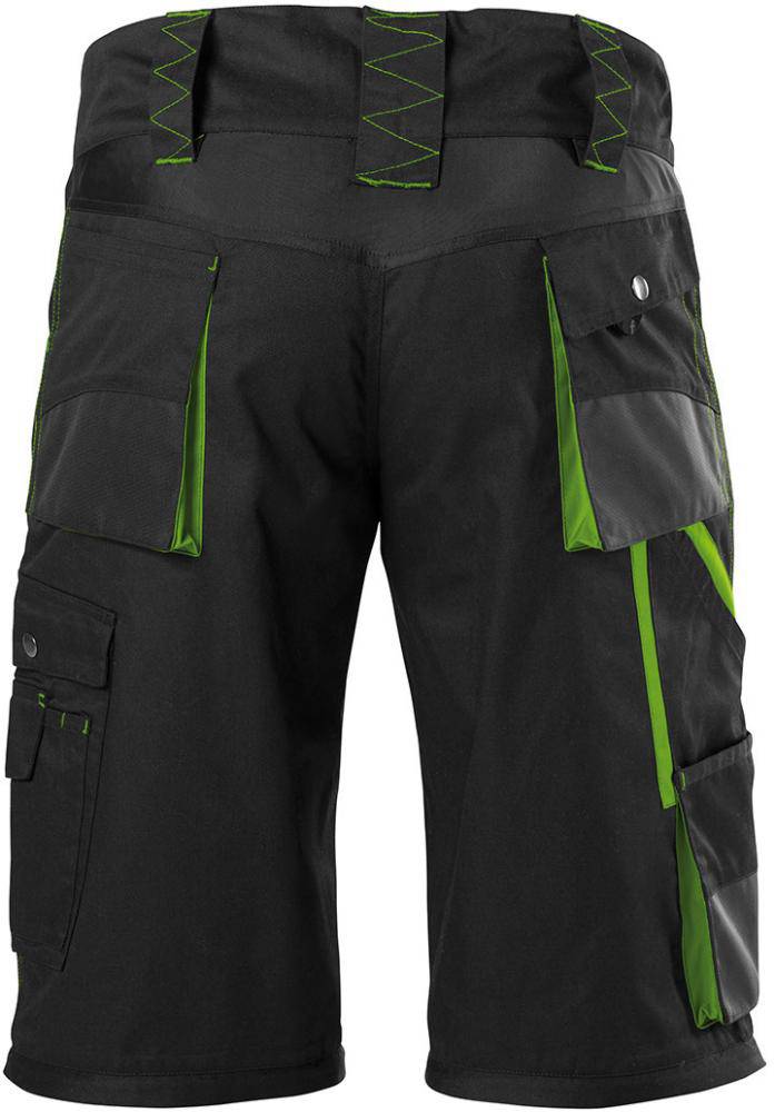 Produktbild Herren Bermuda 24 schwarz limegreen Größe 46 bild 2