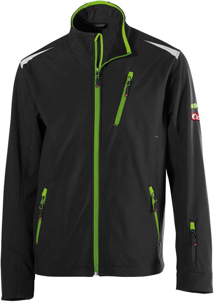 Produktbild Fortis Herren Jacke 24 wasserdicht schwarz limegreen Größe M