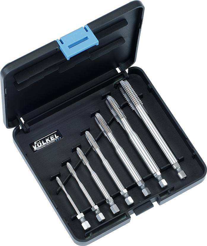 Produktbild Völkel Gewindeschneidsatz HSSE HexDrive M3-12 / Form B