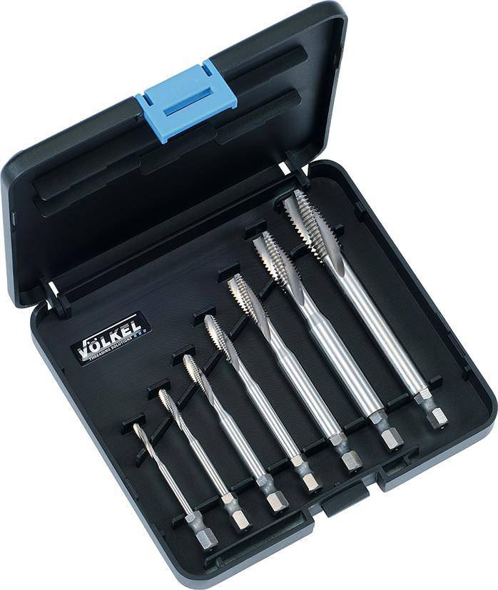 Produktbild Völkel Gewindeschneidsatz HSSE HexDrive M3-12 / Form C