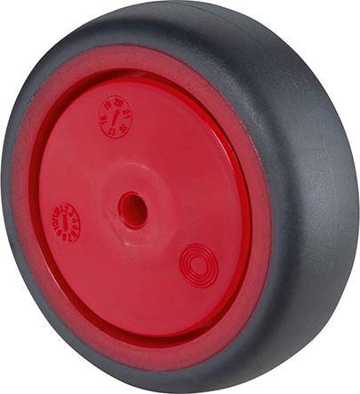 Produktbild BS Rollen Gummirad A85.F003 Rad 75mm grau 60 kg