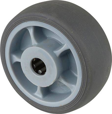 Produktbild BS Rollen Gummirad B44 Rad 80 mm grau 100 kg