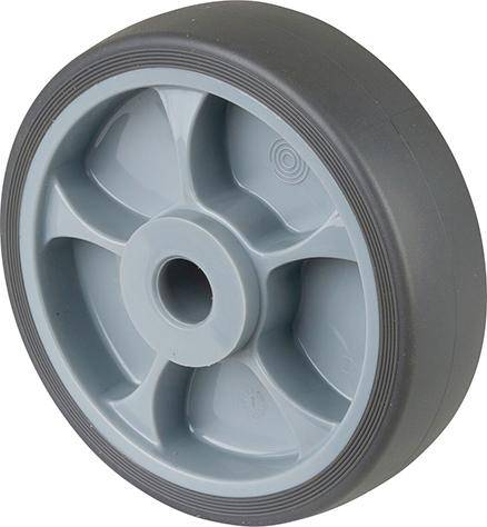 Produktbild BS Rollen Gummirad B44 Rad 160 mm grau 200 kg