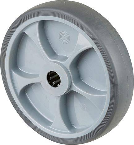 Produktbild BS Rollen Gummirad B44 Rad 200 mm grau 220 kg