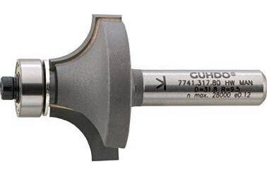 Produktbild Guhdo HW Abrundfräser 20,7x9,5x53 mm Radius 4 mm Schaft Zylindrisch 8 mm