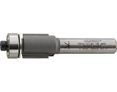 Produktbild Guhdo HW Bündigfräser 12,7x12,7x55 mm Schaft Zylindrisch 8 mm