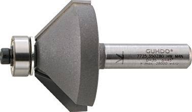 Produktbild Guhdo HW Fasefräser 35x18x57 mm 45 grad Schaft Zylindrisch 8 mm