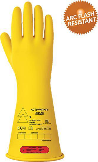 Produktbild Ansell Isolierhandschuhe Kat III RIG014Y gelb Größe 9