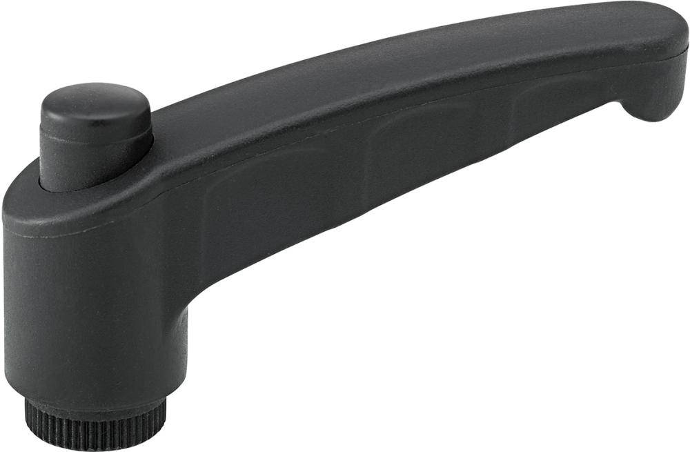 Produktbild Fortis Klemmhebel mit IG Thermoplast Größe 45 M 6 Inhalt 5 Stück