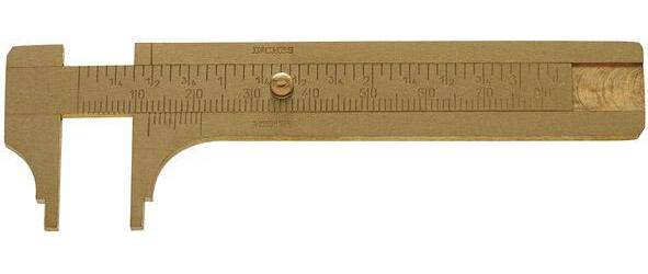 Produktbild Fortis Knopfmaß Messing abgesetzt 80 mm