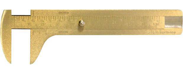 Produktbild Fortis Knopfmaß Messing 80 mm