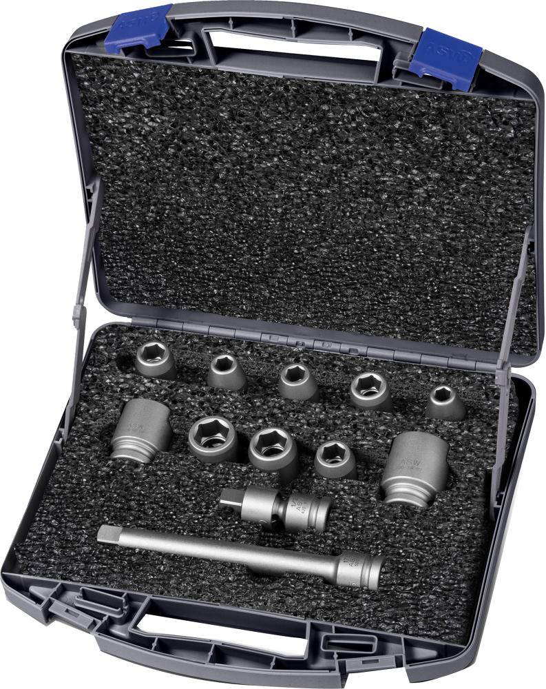 Produktbild ASW Kraft Steckschlüssel Satz 1/2 Zoll 12-teilig