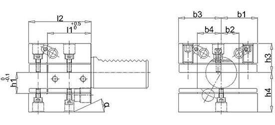 Produktbild Mehrfachaufnahme VDI D2 50x32mm Überkopf FORTIS bild 2
