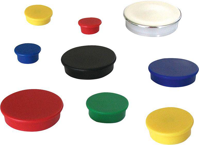 Produktbild Beloh Organisationsmagnete rund 30 mm schwarz