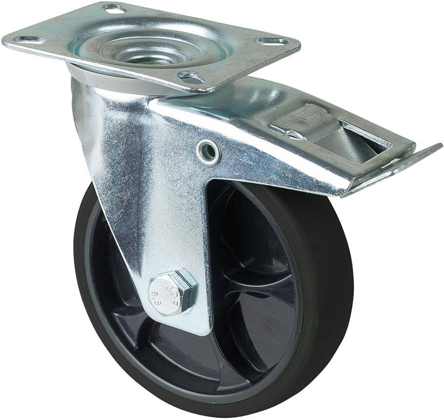 Produktbild BS Rollen Lenkrolle L420.B44 Durchmesser 80 mm Tragkraft 100 Kg