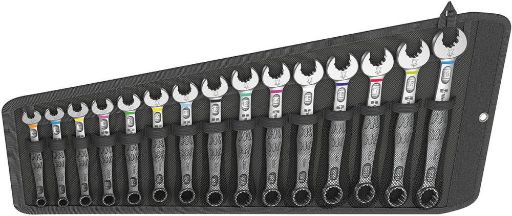 Produktbild Wera Ringmaulschlüssel Satz Joker 5,5-19 mm 15 teilig in Falttasche