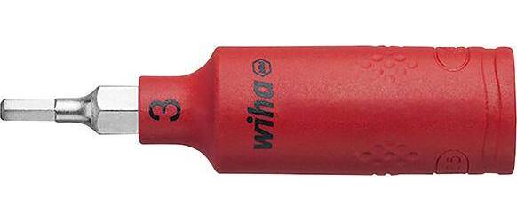 Produktbild Wiha Schraubendrehereinsatz 1/4" Innensechskant VDE 8x65mm