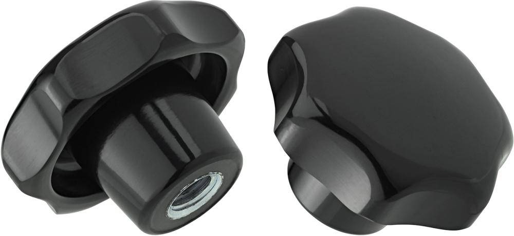 Produktbild Sterngriff DIN6336 Duroplast, Form K, 25mm, M 5, Inhalt: 10 Stück FORTIS bild 3