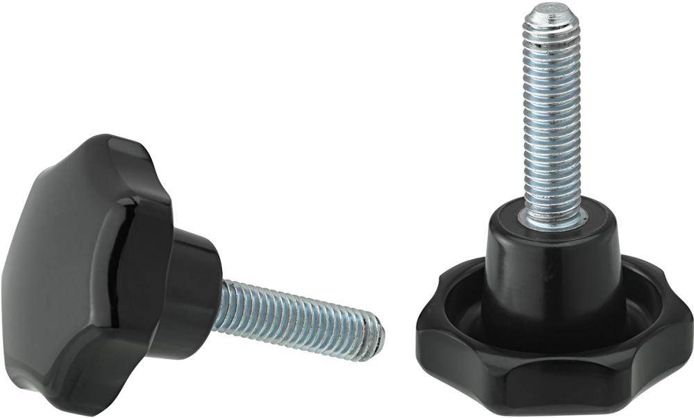 Produktbild Sterngriff DIN6336A Duroplast, Form L, 25mm, M 5x20, Inhalt: 10 Stück FORTIS bild 2