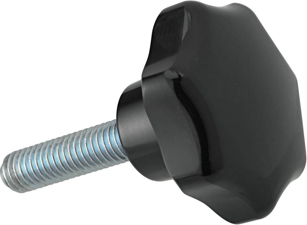 Produktbild Fortis Sterngriff DIN6336A Duroplast Form L 63 mm M 12x40 Inhalt 2 Stück