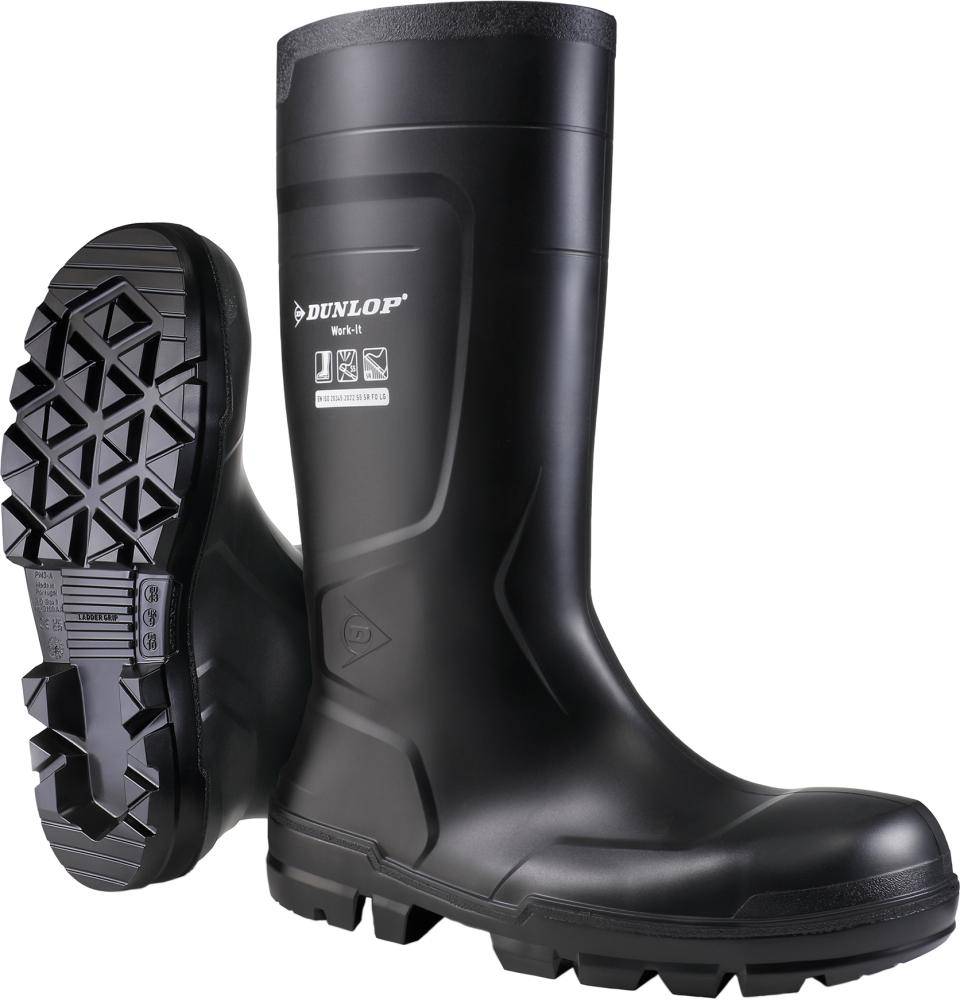 Produktbild Dunlop Stiefel WORK-IT Größe 43 BLACK PVC SR LO LG S5