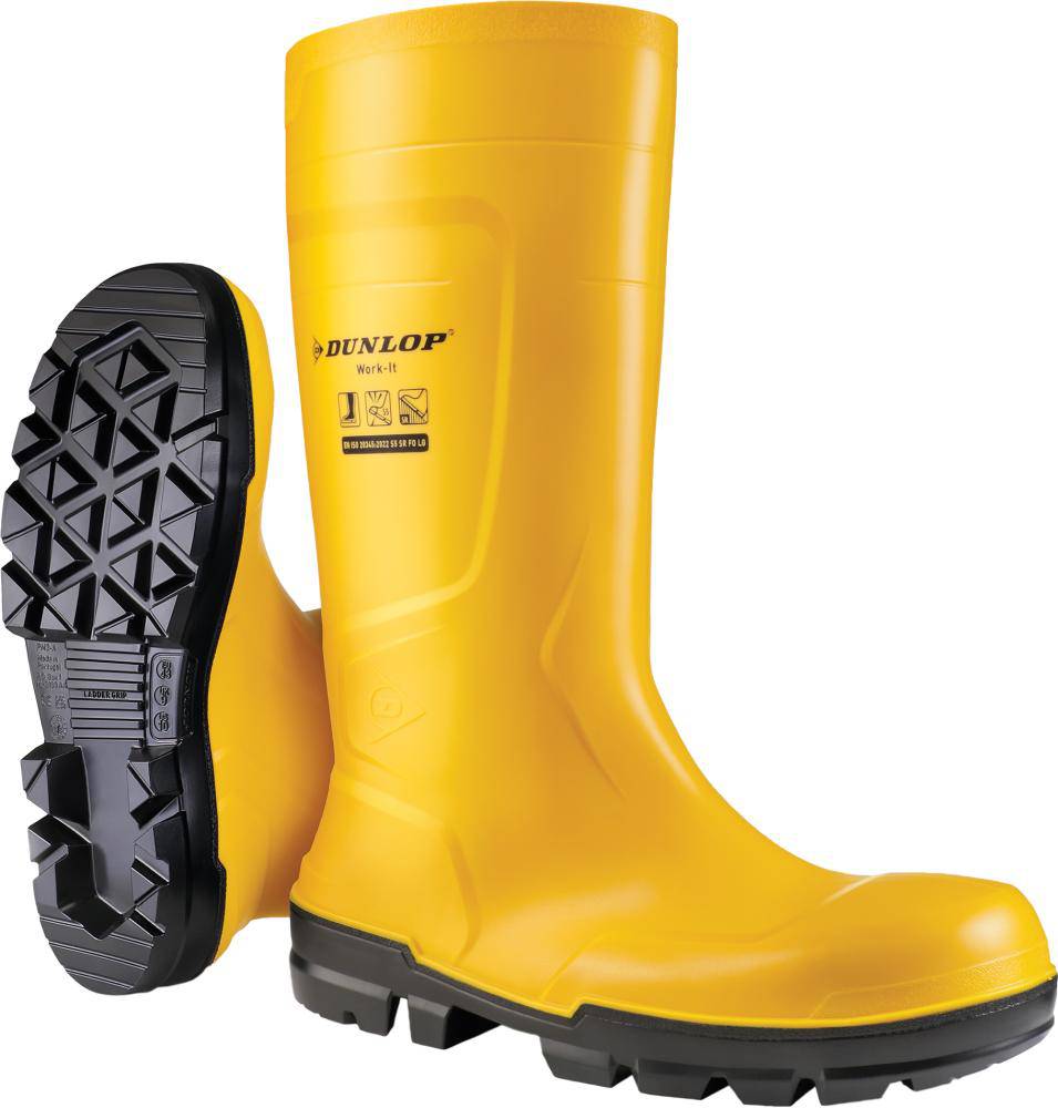 Produktbild Dunlop Stiefel WORK-IT Größe 47 YELLOW PVC SR LO LG S5