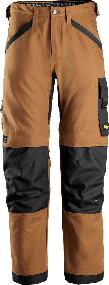 Produktbild Hultafors Stretch Arbeitshose Snickers Canvas braun schwarz Größe 52