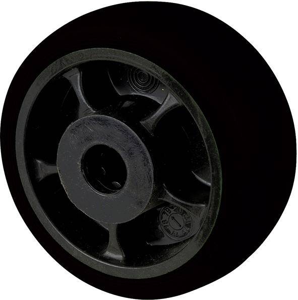 Produktbild BS Rollen Thermoplastischer Gummirad 80 mm schwarz 100 Kg