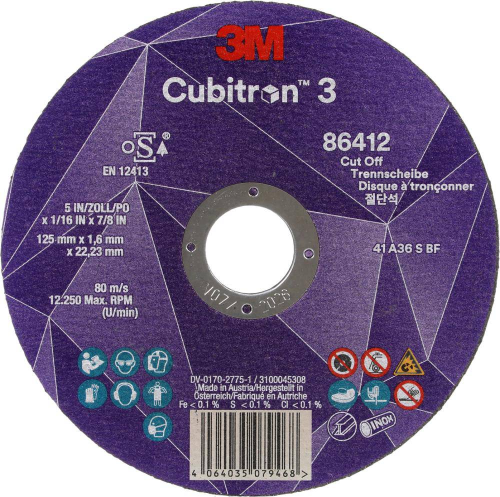 Produktbild Cubitron Trennscheibe Cubitron 3 115 x 1,0 mm gerade