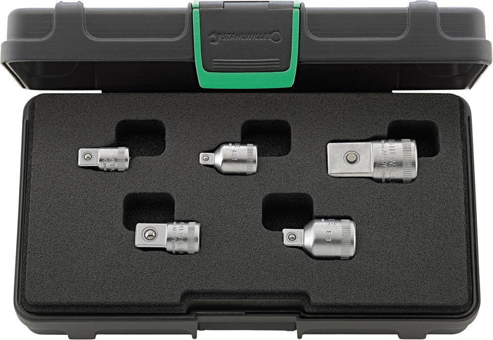 Produktbild Stahlwille Vergrößerungsstück-/ Reduzierstück Satz 1/4 Zoll -3/4 Zoll 5 teilig