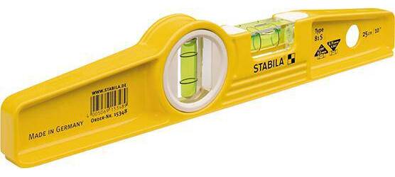 Produktbild Stabila Wasserwaage Torpedo 25 cm Typ 81S