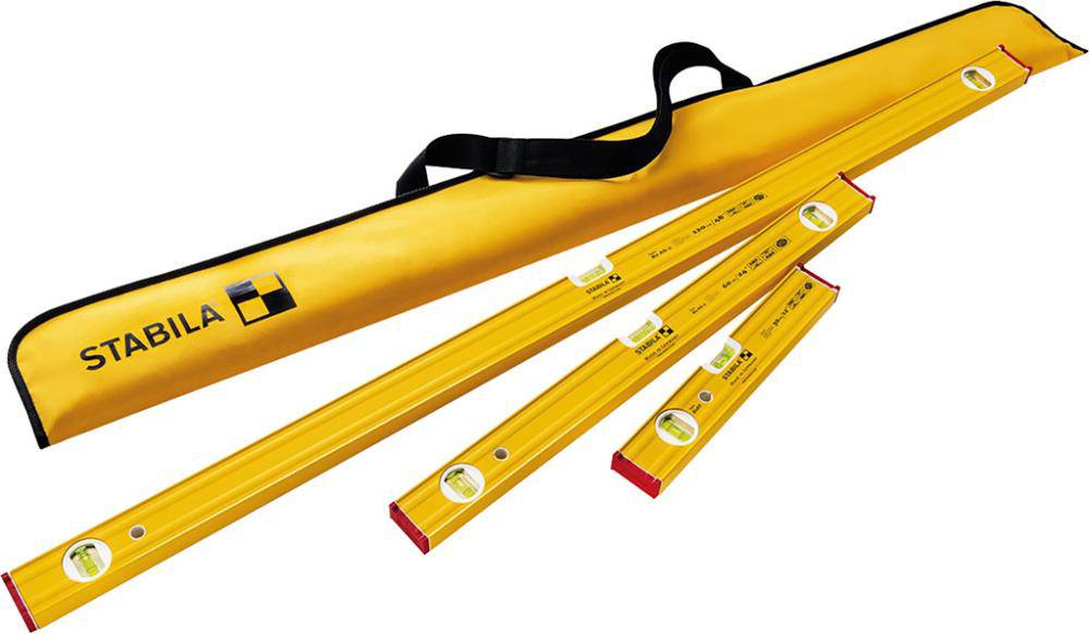 Produktbild Stabila Wasserwaagen Set Pro Set 80 AS 3 teilig 30-120 cm