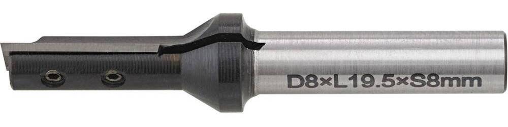 Produktbild Fortis HW Wendeplatten Nutfräser 10x19,5x63 mm Schaft zylindrisch 8 mm