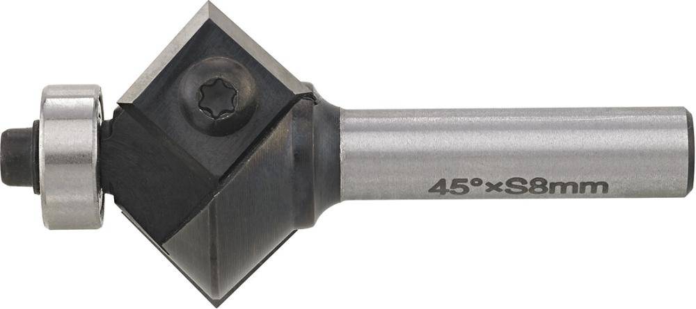 Produktbild Fortis Wendeplatten Fasefräser HW 28,6x7,9x60 mm 45 grad Schaft Zylindrisch 8 mm