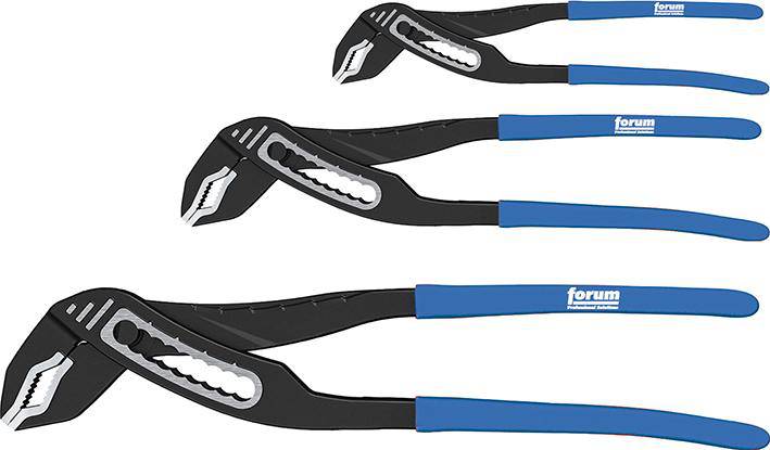 Produktbild FORUM Wasserpumpenzangen Set 3 teilig 180, 250 und 300 mm