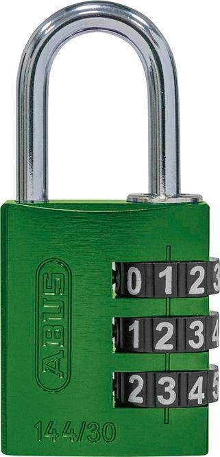 Produktbild ABUS Zahlen Hangschloss 144/30 grün Lock-Tag