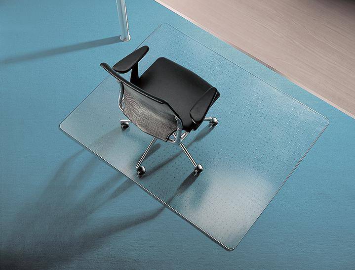 Produktbild Miltex Bodenschutzmatte Ecogrip Solid BxT 120 x 150 cm Teppichböden transparent