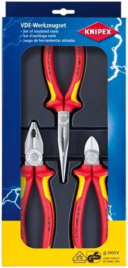 Produktbild Knipex VDE-Zangenset Sicherheit 3tlg.