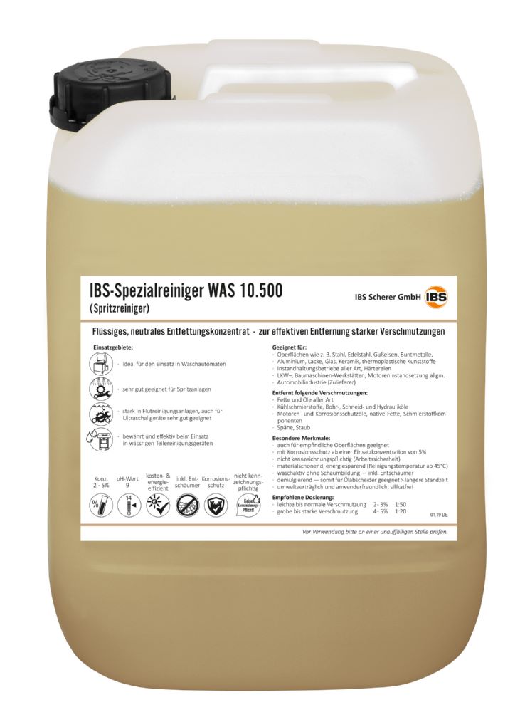 Produktbild IBS Scherer Spezialreiniger WAS 10.500 im IBC Container 1000 Liter